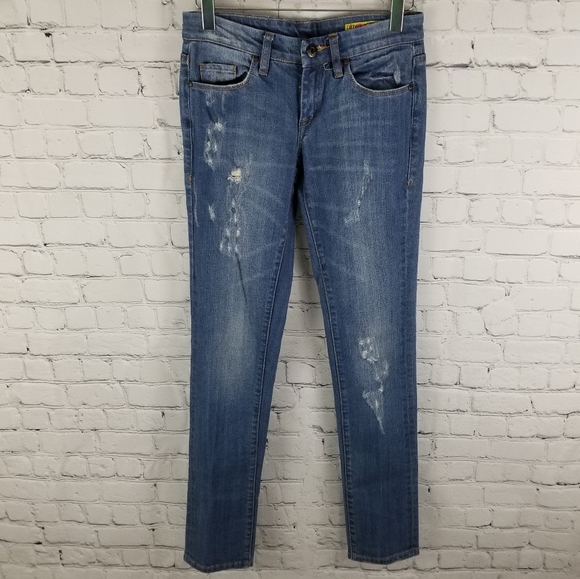 BLANK NYC | distressed denim skinny straight jeans - Picture 2 of 10